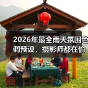 2026年最全雨天氛围色调预设,摄影师都在偷偷用(图2) 2026年最全雨天氛围色调预设,摄影师都在偷偷用(图2)