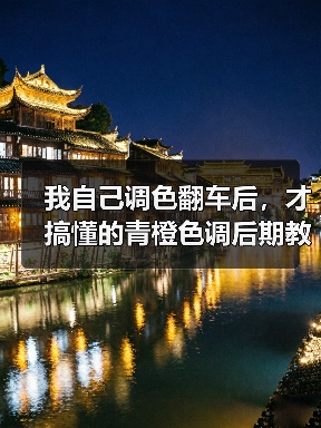 我自己调色翻车后，才搞懂的青橙色调后期教程（图3）