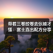 带着三卷胶卷去张掖才懂:富士直出配方分享(图2) 带着三卷胶卷去张掖才懂:富士直出配方分享(图2)