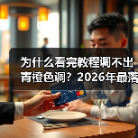 为什么看完教程调不出青橙色调？2026年最落地的后期教程（图2）